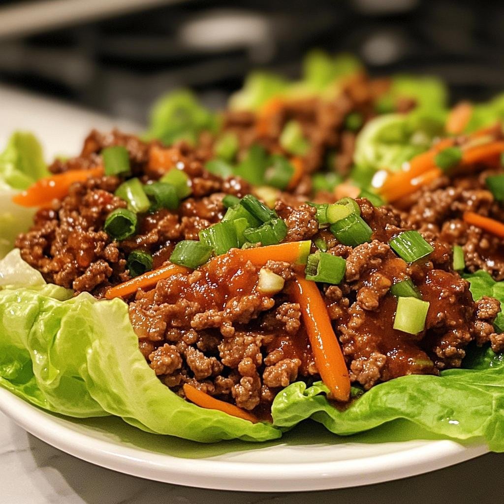 Beef Lettuce Wraps