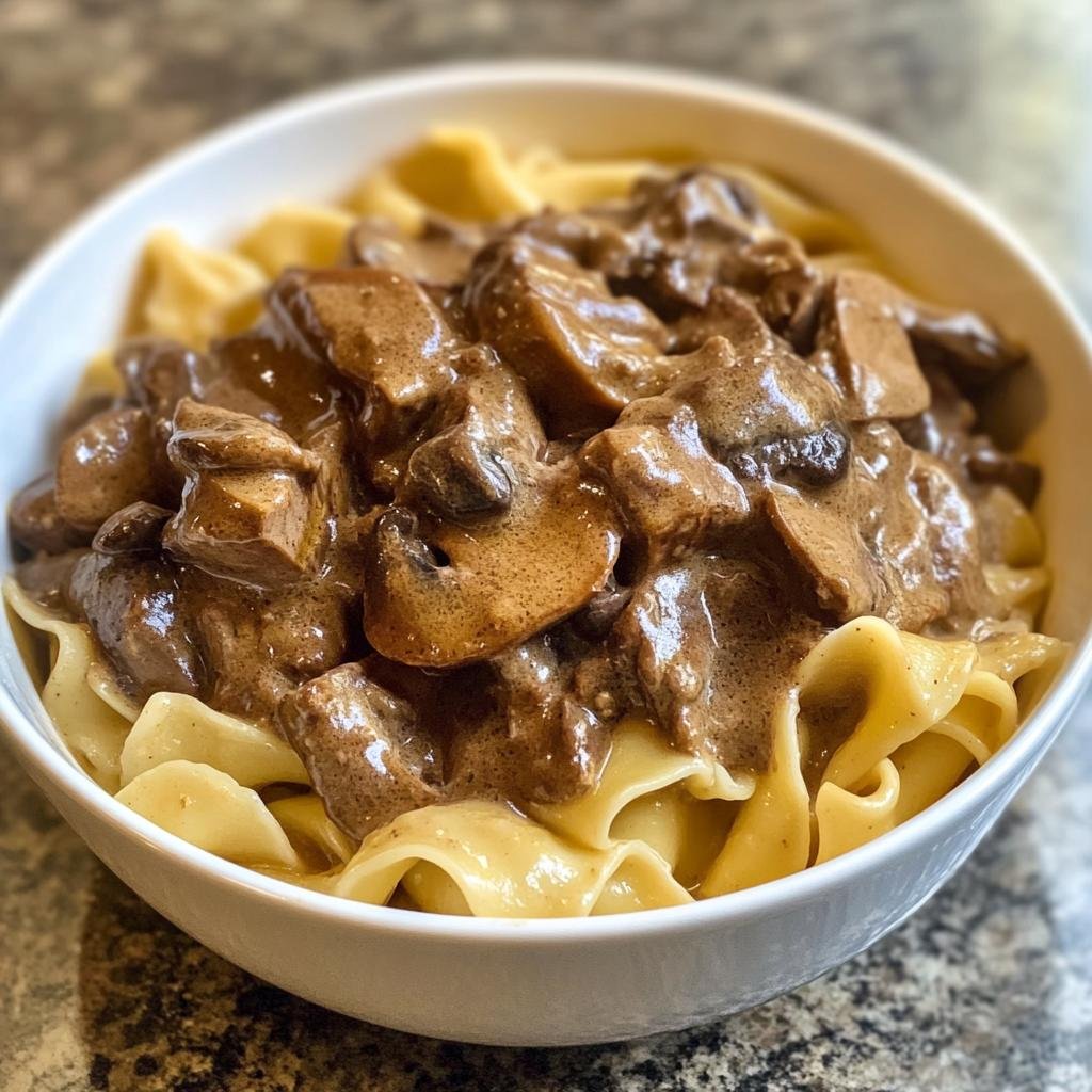 Beef Stroganoff - detail 1