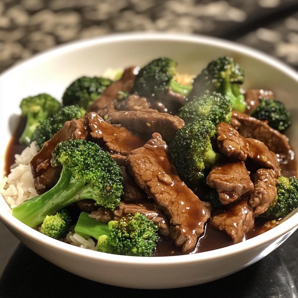 Beef and Broccoli Stir-Fry - detail 2