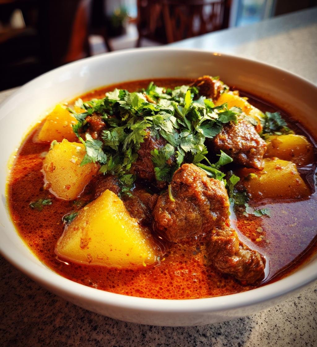 Beef and Potato Curry - detail 2