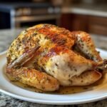 Garlic Herb Butter Roast Chicken