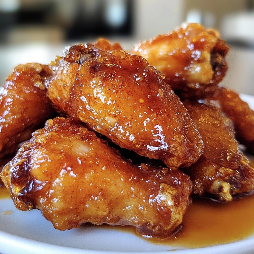 Garlic Honey Chicken Wings