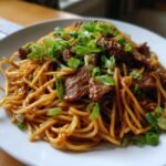 Ginger Soy Beef Noodles