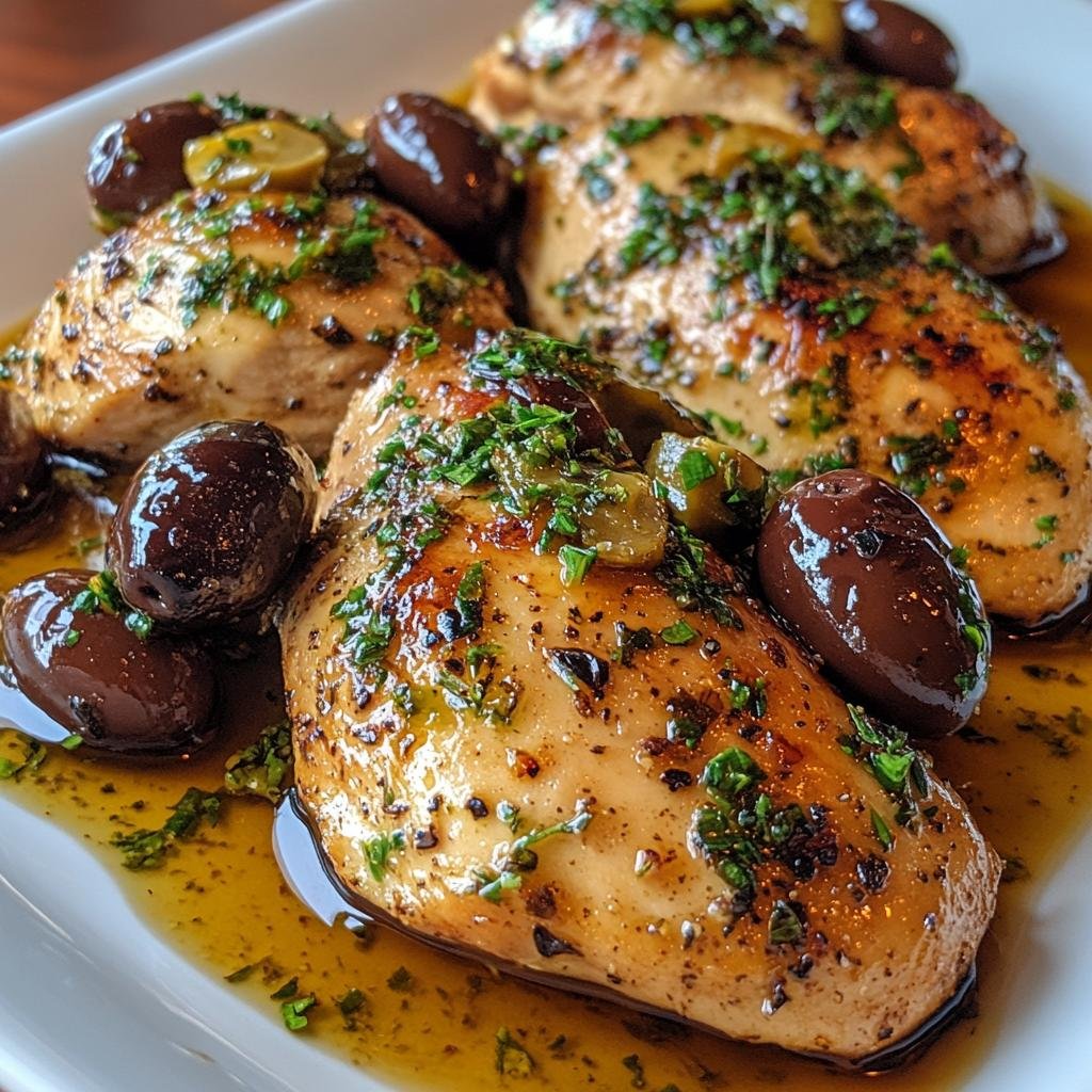 Mediterranean Chicken with Olives