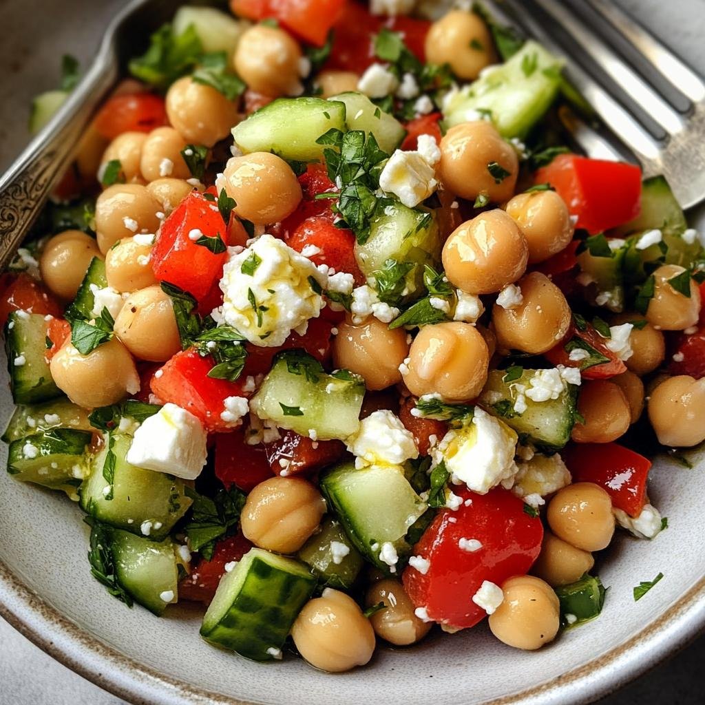 Mediterranean Chickpea Salad