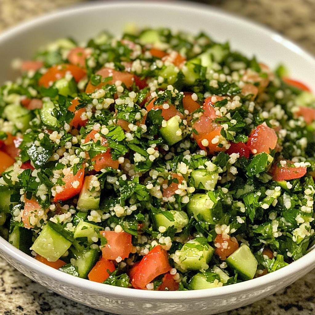 Middle Eastern Tabbouleh Salad - detail 2