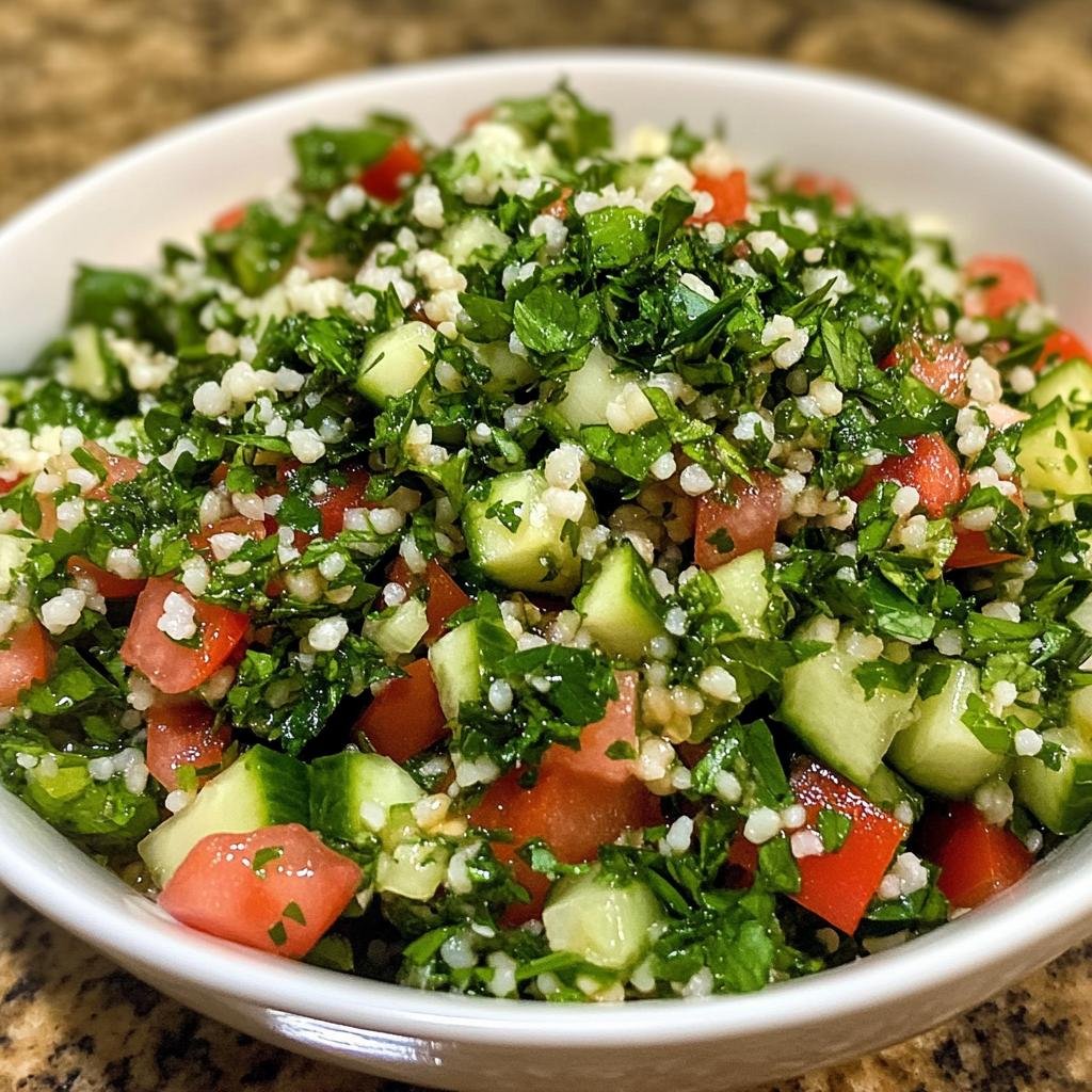 Middle Eastern Tabbouleh Salad