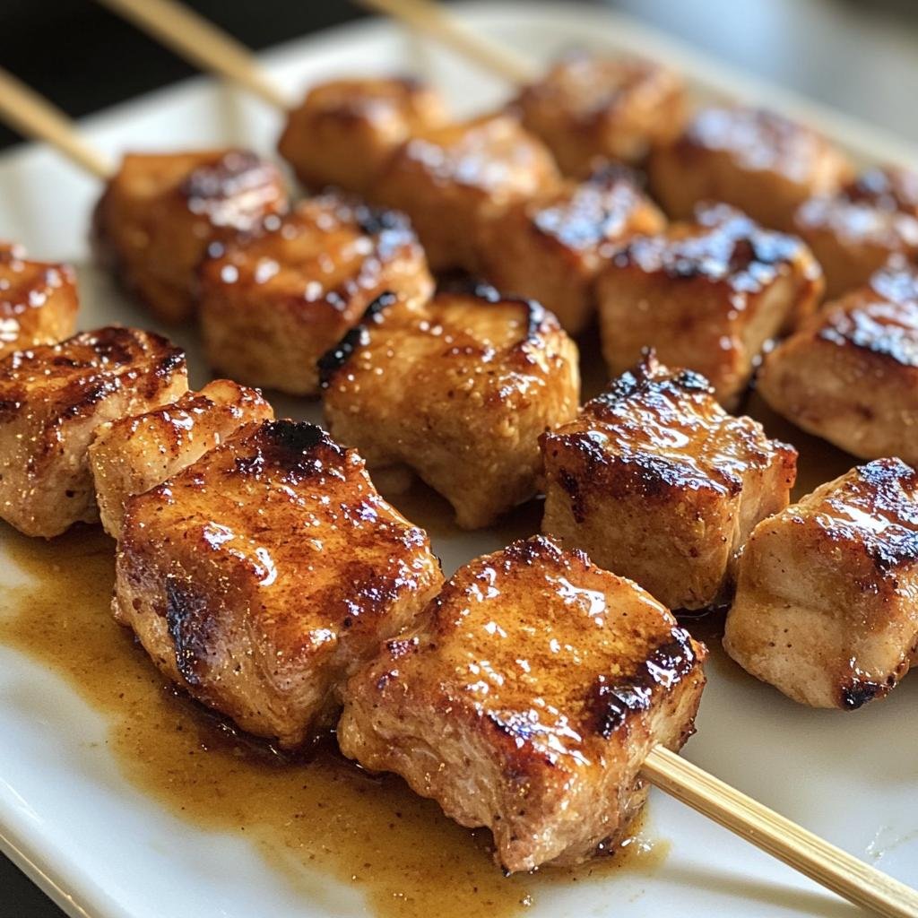 Peanut Butter Chicken Skewers - detail 2