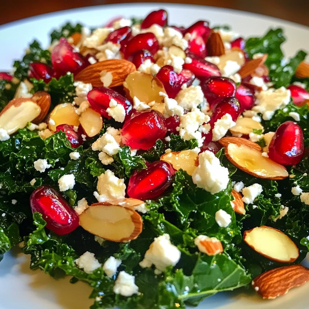 Pomegranate Kale Salad