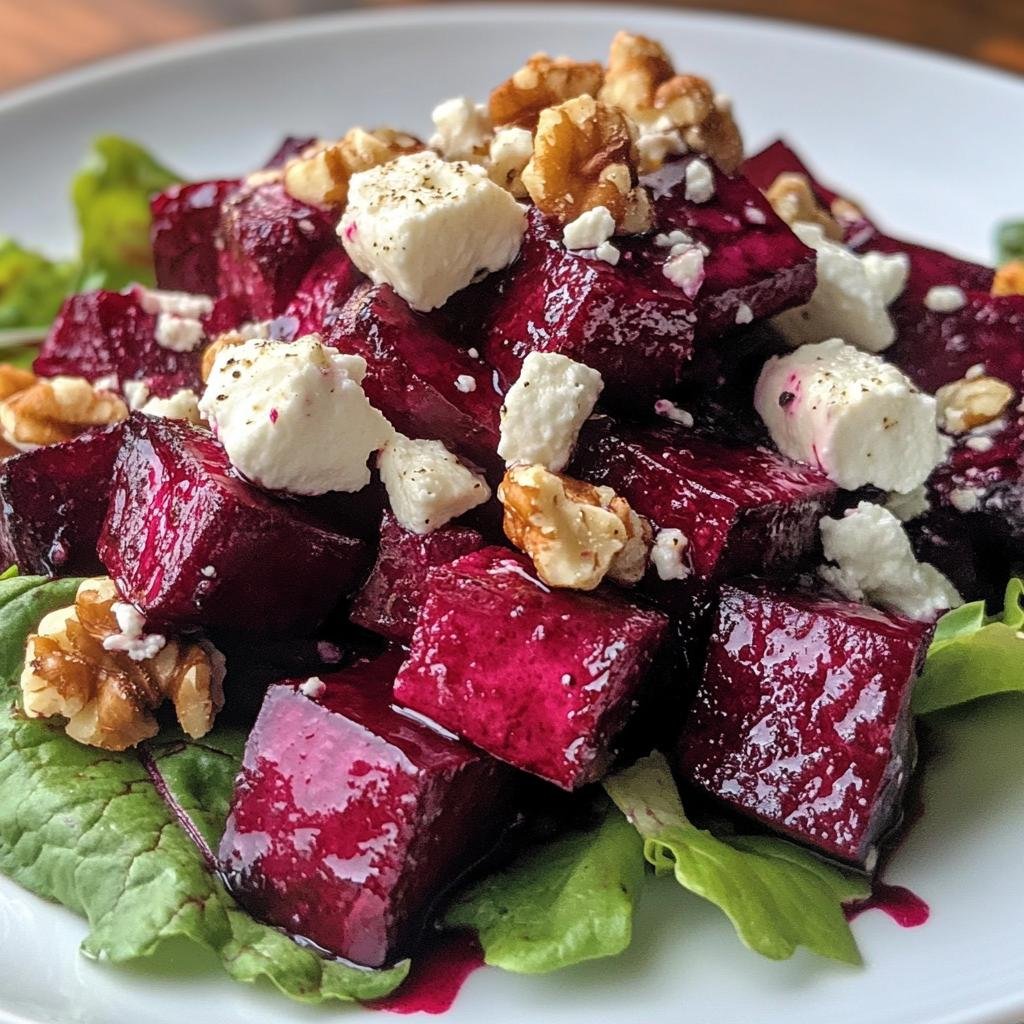 Roasted Beet and Feta Salad