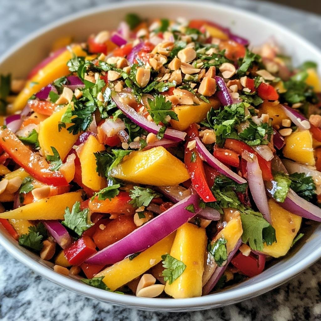 Thai Mango Salad - detail 2
