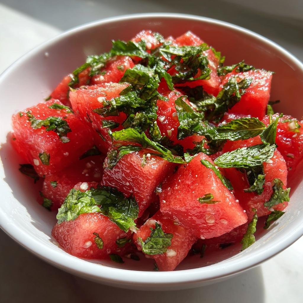 Watermelon Mint Salad - detail 3
